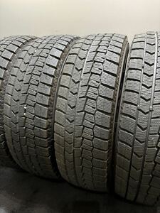 ★195/70R15 DUNLOP/WINTER MAXX WM02 21年製 スタッドレス バリ山 4本 ダンロップ ウィンターマックス (南4-F755)