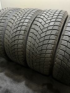 ★215/55R17 MICHELIN/X-ICE SNOW 21年製 スタッドレス 4本 クラウン カムリ ヴェゼル (南3-F834)