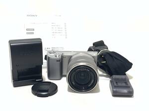 ★【動作品】SONY ソニー ミラーレス デジタルカメラ NEX-5N レンズ付属(18-55mm f3.5-5.6 OSS) 013JHHJC14