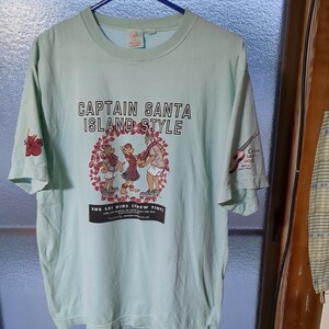  Captain Santa T-shirt old clothes 