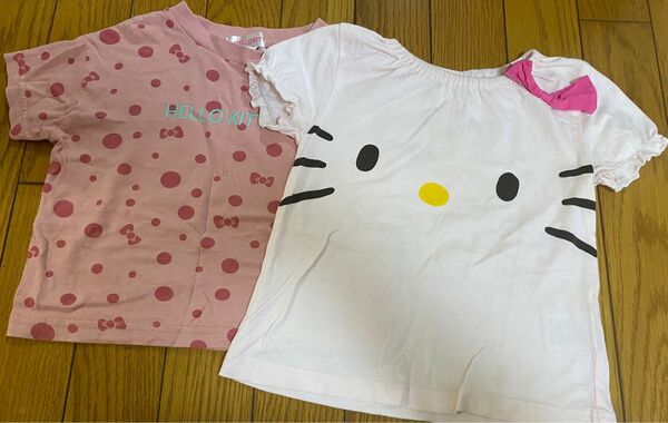 キティちゃん　半袖Tシャツ　2枚セット　90cm