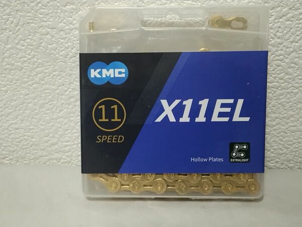 KMC チェーン X11EL　ゴールド　未使用品 11S　 シマノ