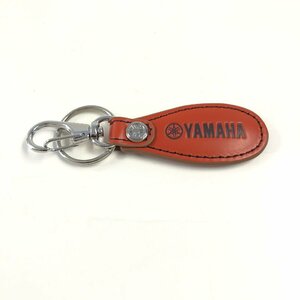 0 Yamaha key holder Logo type pushed . Brown 