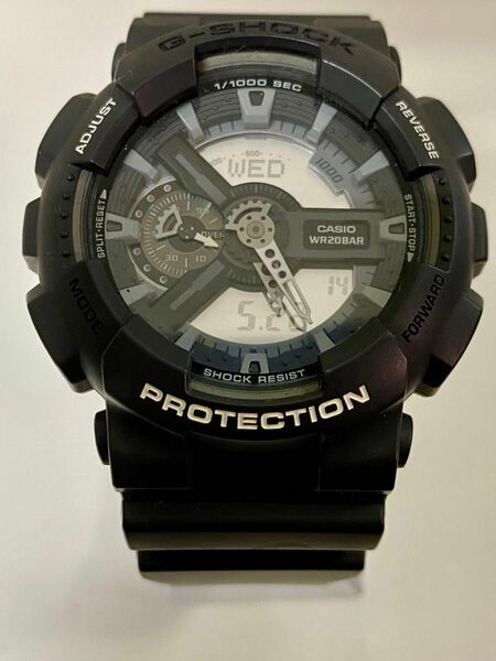 美品！CASIO・ G-SHOCK・GA−110C・クオーツ・カシオ･アナデジ･Gショック