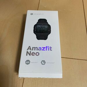 在庫ラスト　アマズフィット NEO メンズ レディース スマートウォッチ レトロ 心拍数 睡眠 モニタリング SP170023 AMAZFIT NEOブラック