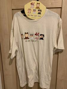 クレヨンしんちゃん　Ｔシャツ Ｌサイズ キーホルダー付き　風間くん　ネネちゃん　ボーちゃん　マサオくん　