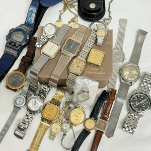 キングラム[27]SEIKO ドルチェ シチズン オートデーターカシオ G-SHOCK他腕時計 計23点おまとめ★動作未確認★ジャンク★１円【送料無料