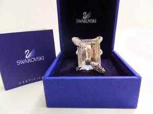 キングラム[25] 【送料無料】SWAROVSKI スワロフスキー リング 指輪 蛇 スネーク 55 箱付き★005＠L053