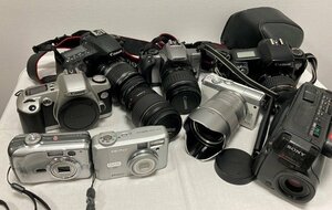 キングラム[18]カメラ レンズ Canon EOS M100 コンパクトミラーレス 一眼レフ EOS6D まとめ ジャンク 8点 送料無料 @A519