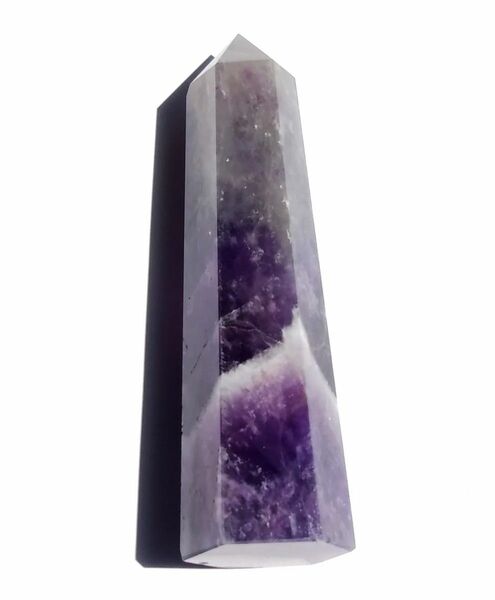 紫水晶 アメジスト ポイント 六角柱 タワー 天然石、パワーストーン 開運 風水 置物