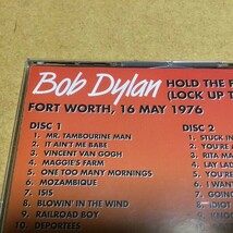 Bob Dylan／Hold The Fort (ボブ・ディラン)　1976年ライブ WMM 40/41 CD2枚組_画像3