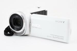 美品SONY HDR-CX480 ホワイト　デジタルビデオカメラ　ハンディカム ハイビジョン　手ブレ補正機能