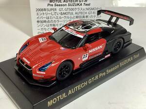 京商 1／64 GT-R レーシングカー　コレクション　モチュール　オーテック　プレシーズン　鈴鹿テスト　GT-R 日産 GT-R R35