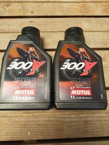 [ profitable 2 pcs set ]104120 MOTUL (mochu-ru) 300V FACTORY LINE ROAD RACING 10W40 Factory line load racing 1L 4T