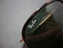 希少Vintage B&L RayBan TRADITIONALS Tortoise Shell Insert Metalインサート メタルG15サングラスUSAボシュロムBLトータス柄ゴールド米国_画像5