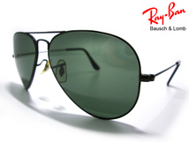 希少Vintage B&L RayBan METAL USA G15ボシュロムBLメタルBlackブラック ティアドロップ ミリタリ アメリカ製パイロット グラス サングラス_画像1