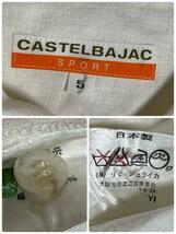 CASTELBAJAC SPORT　カステルバジャック 開襟シャツ　刺繍　リネン100% オープンカラー 【3L】_画像9