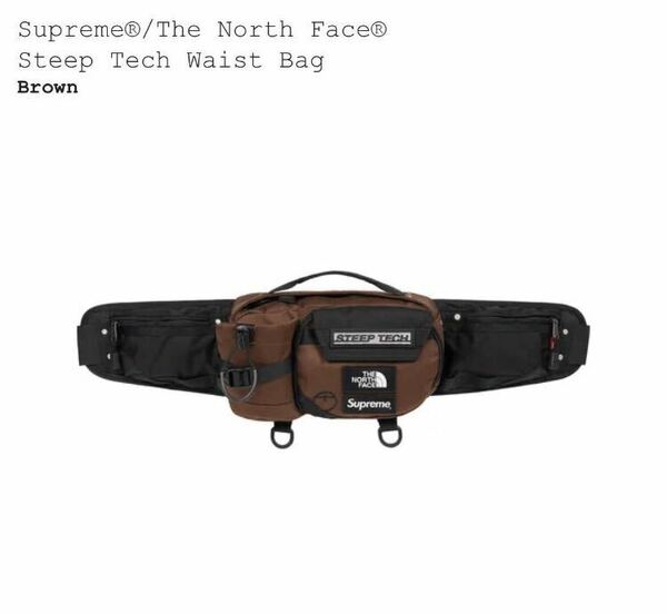 Supreme★シュプリーム ★ Supreme / The North Face Steep Tech Waist Bag★スモールボックスロゴ★24ss★国内正規品★ノースフェイス