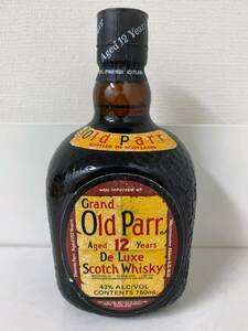 ☆未開栓☆ Grand Old Parr グランド オールドパー 12年 De Luxe デラックス スコッチ ウイスキー 43% 750ml ★37528