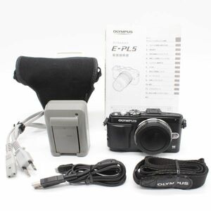 7098ショット！■極上品■ OLYMPUS PEN Lite E-PL5 ボディ ブラック