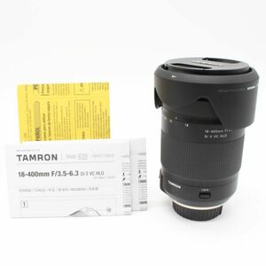 嬉しいフード・説明書付き！■極上品■ TAMRON TAMRON 18-400mm F3.5-6.3 DiII VC HLD ニコン用 B028N