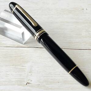 【美品】 モンブラン 万年筆 マイスターシュテュック 149 中白14K + 2段エボナイト芯 MONTBLANC 1980年代～ 洗浄済み 完動品の画像4