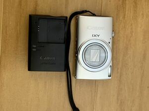 1000円スタート Canon キャノン IXY630 コンパクトデジタルカメラ シルバー 充電器付き 通電確認シャッター動作確認済み