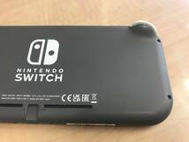 66226 動作確認済 Nintendo Switch ニンテンドースイッチ 本体 任天堂 ゲーム Lite ライト グレー HDH-001 箱付_画像9