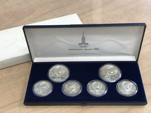 66128 モスクワ オリンピック Olympiad Moscow 1980年 記念メダルセット 硬貨 貨幣 プルーフ ケース箱付