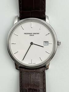 66093 動作品 FREDERIQUE CONSTANT フレデリック コンスタント FC220 245X4S2516 クォーツ 腕時計 ベルト 尾錠 社外