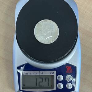 66130 リバティ銀貨 1964年 ケネディ ハーフダラー 総重量約12.77ｇ 比重10.29 ハーフダラー コイン アメリカ 古銭 貨幣 硬貨の画像10