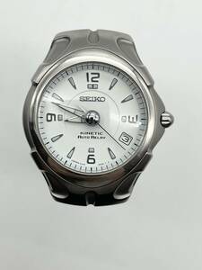 66311 SEIKO セイコー 5J22-0A30 キネティック オートリレー KINETIC AUTO RELAY 腕時計 ベルト社外