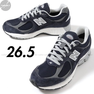 8.5D 26.5cm 新品 NEW BALANCE M2002RXK ゴアテックス ネイビー ニューバランス M2002R GORE-TEX 紺 スエード レザー メッシュ スニーカー