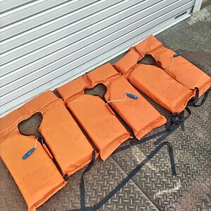 ライフベスト　３点　小型船舶用　ホイッスル付き