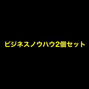 ビジネスノウハウ2個セット