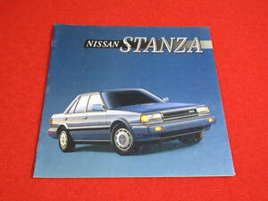 ●　NISSAN　STANZA　左H　1986　昭和61　カタログ　●