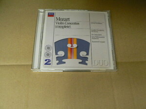 Mozart　 Violin Concertos　モーツァルト　ヴァイオリン協奏曲　■ドイツ製　CD2枚組　decca　コリン・デイヴィス　