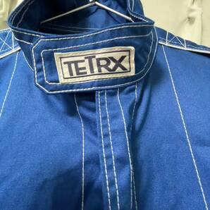 レーシングスーツ TETRX Nomex サイズXLぐらい 青 お引き取り可の画像3