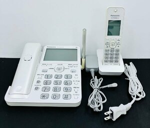 YM0214* secondhand goods *Panasonic Panasonic cordless telephone machine VE-GD72-W parent machine (VE-GD72DW/. story machine KX-FKD353-W)+ cordless handset (KX-FKD506-W) operation verification ending 