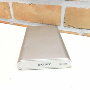 YXS266-4★検査済＊動作品 格安スタート SONY USB3.0対応 firewire800 2.5インチ ポータブル外付けハードディスク(500GB) シルバー PSZ-HA5