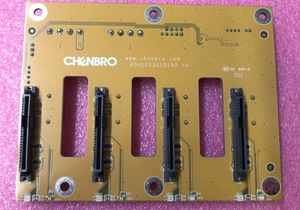 2320053★中古Chenbro SR301 Series 6Gb/s 4-port 3.5 SATA/SAS バックプレーン(80H10230101A0)