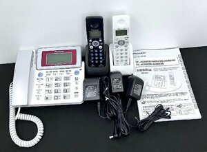 YL0044★中古品★パイオニアPIONEER 電話機TF-AD5205-Rシリーズ 親機(TF-LU150-R) +子機(TF-DK520-W/TF-DK300-K)2台セット　動作確認済み