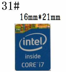 31# four generation [CORE i7] emblem seal #16*21.# conditions attaching free shipping 