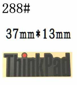 288# 【Thinkpad 黒】エンブレムシール■37mm*13mm■ 条件付き送料無料