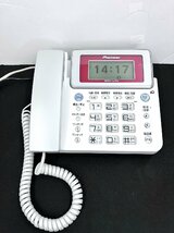 YL0044★中古品★パイオニアPIONEER 電話機TF-AD5205-Rシリーズ 親機(TF-LU150-R) +子機(TF-DK520-W/TF-DK300-K)2台セット　動作確認済み_画像2