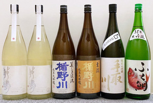  all junmai sake large ginjo 6 pcs set 1800ml [B-02] japan sake set one . bin 6 pcs set izakaya pub .. comparing ... attention super-discount Kiyoshi sake mountain rice field . japan sake 