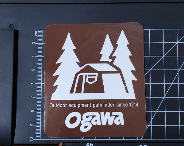ogawa キャンプステッカー 防水ステッカー シール 登山 キャンプ用品 3枚同時購入でランダムでステッカー1枚プレゼント
