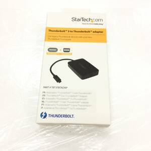 【1円オークション】 StarTech.com Thunderbolt 変換アダプター 2モニター&周辺機器への変換 Mac & Windows TS01B001702