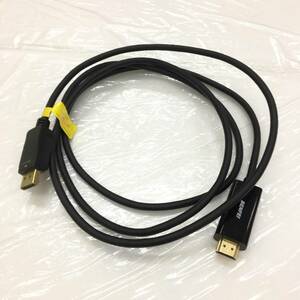 【1円オークション】 BENFEI 0.9m DisplayPort - HDMI ケーブル 最大4K＠30Hzまでの解像度 オス-オス 、逆方向に非対応 TS01B002353