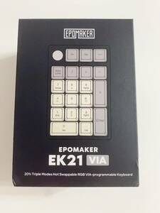 【1円オークション】EPOMAKER EK21 VIAガスケット テンキー ゲーミングキーボード Bluetooth 5.0/2.4ghz/有線 ホットスワップ対応 AME0730